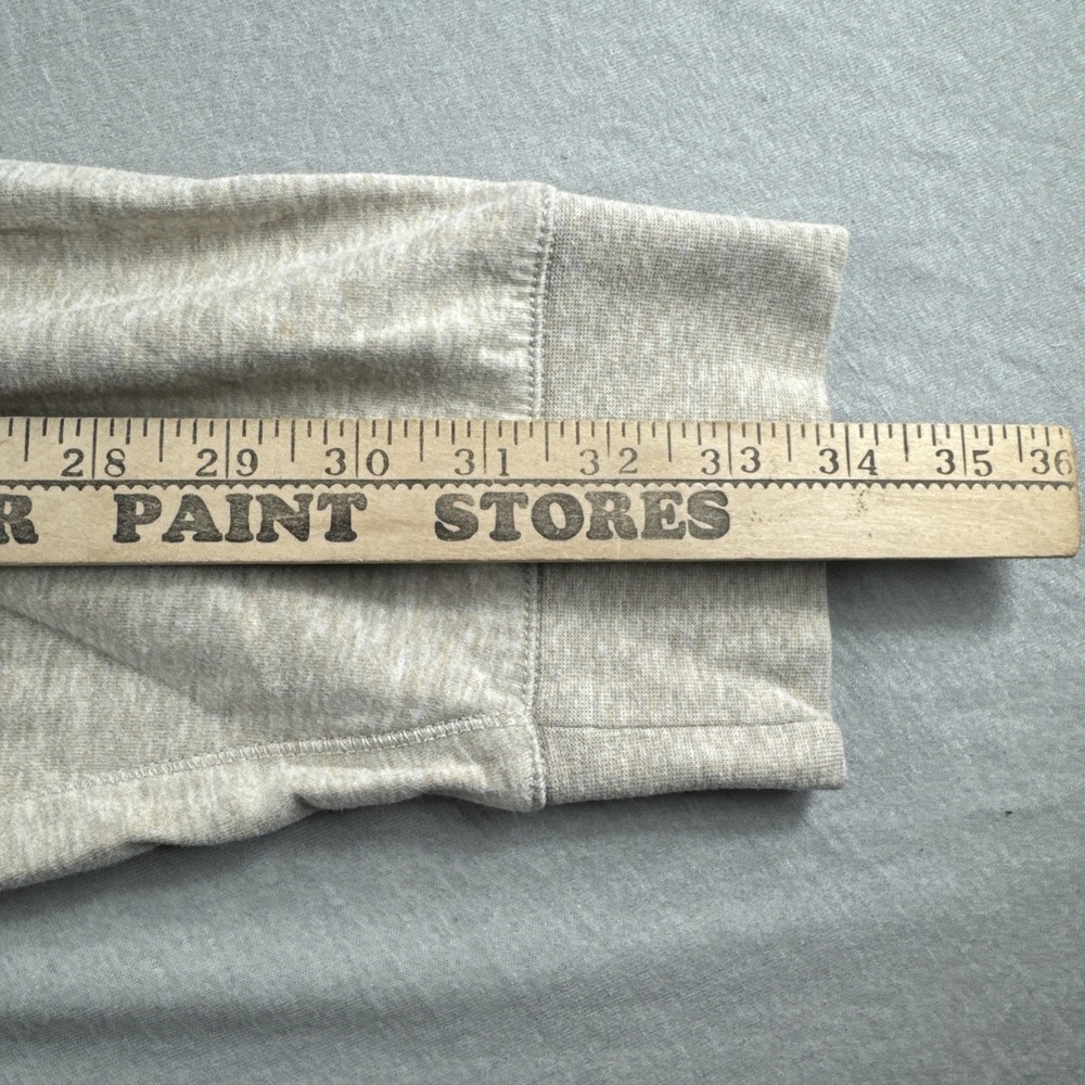 Polo Ralph Lauren Pullover Mens XL Oatmeal 1/4 Zip Sweatshirt Sweater Brown Pony - Picture 4 of 7